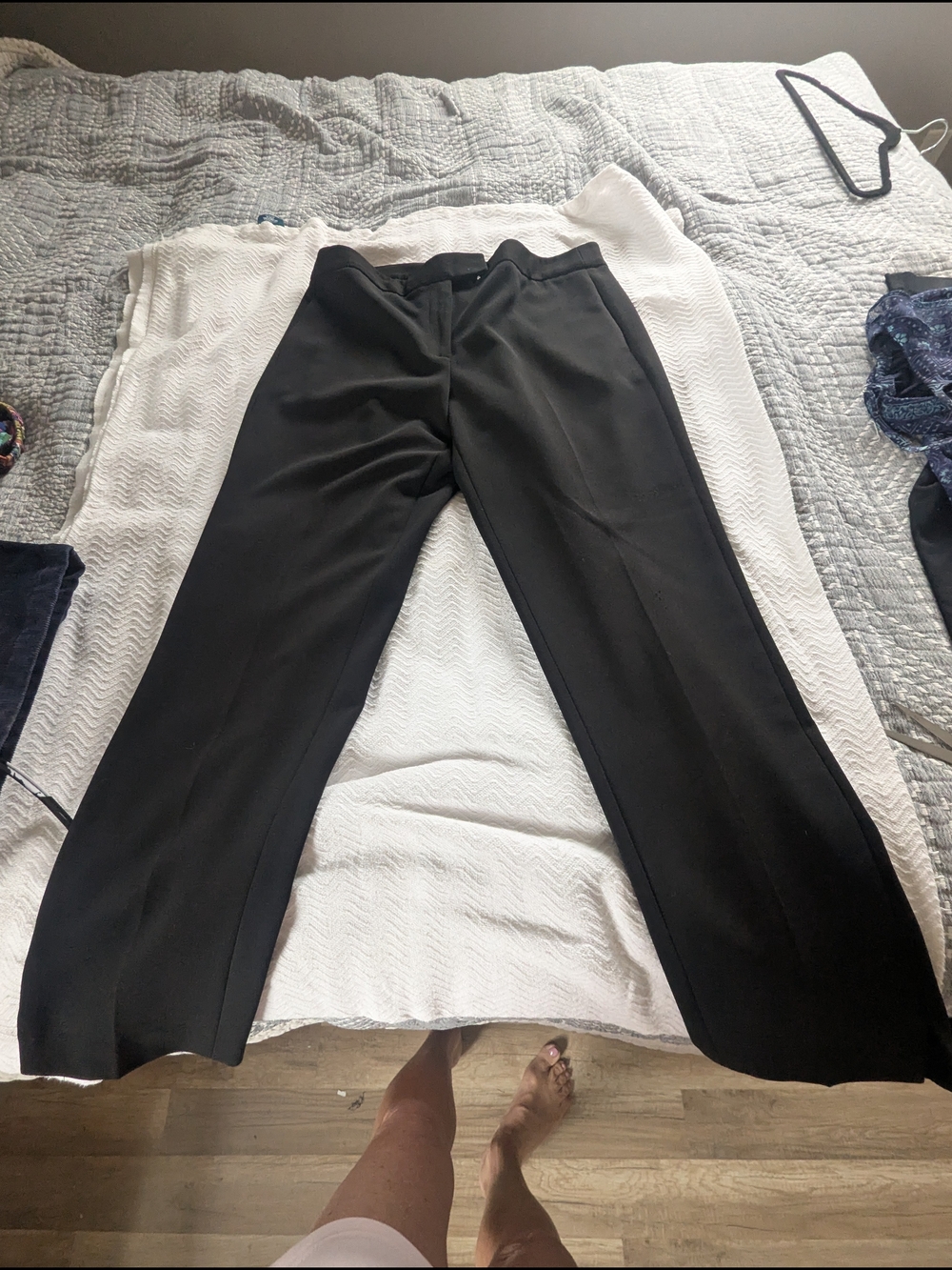 DKNY Black Women's Straight-Leg Dress Pants